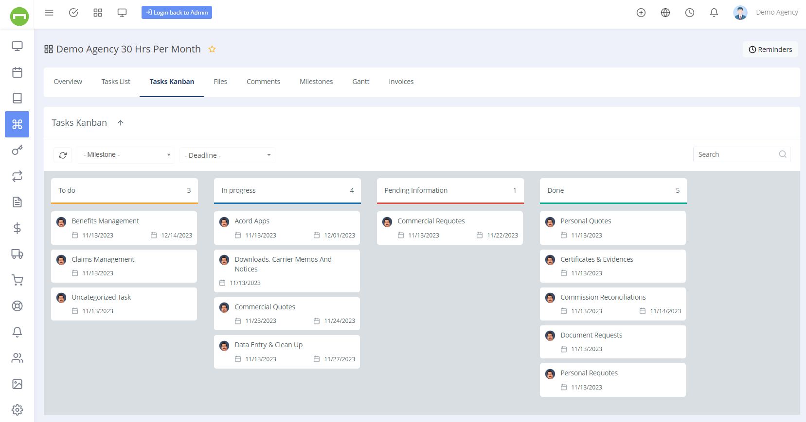 Real-Time Task Tracking: Monitor your tasks' progress on our interactive taskboard